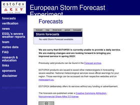'estofex.org' screenshot