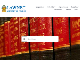 'lawnet.gov.lk' screenshot