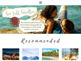 'twotalltravellers.com' screenshot