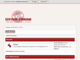 'effzeh-forum.koeln' screenshot