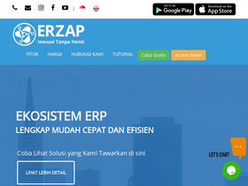 'erzap.com' screenshot
