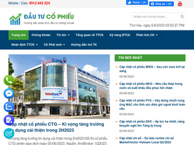 'dautucophieu.net' screenshot