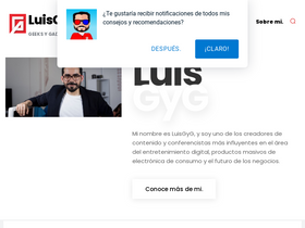 'luisgyg.com' screenshot