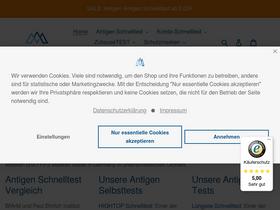 mucmedi.de homepage screenshot
