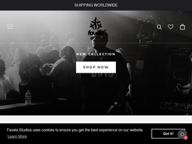 Favelastudios homepage screenshot