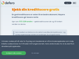 'defero.no' screenshot