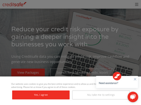 'mylogin.creditsafe.com' screenshot