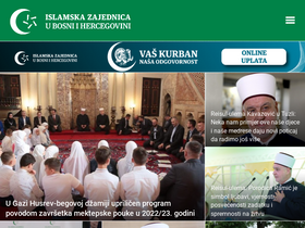 'islamskazajednica.ba' screenshot