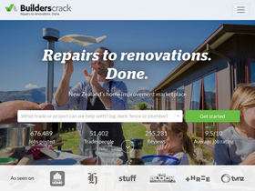 'builderscrack.co.nz' screenshot