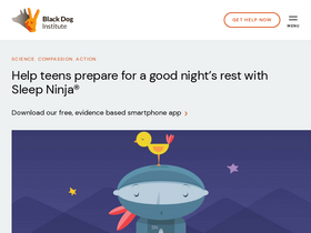 'blackdoginstitute.org.au' screenshot