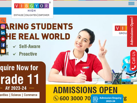 'vibgyorhigh.com' screenshot
