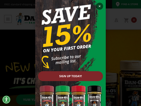 'danosseasoning.com' screenshot