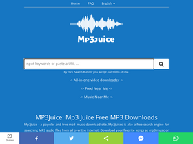 'mp3juice.tools' screenshot
