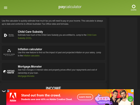'paycalculator.com.au' screenshot