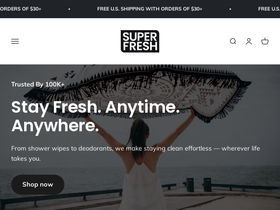 superfresh.co homepage screenshot