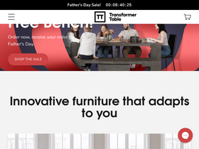 'transformertable.com' screenshot