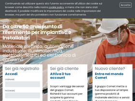 'gruppocomet.it' screenshot