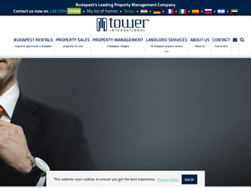 'towerbudapest.com' screenshot