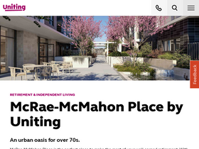 'uniting.org' screenshot