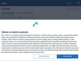 'modrastrecha.cz' screenshot