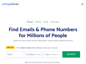 'peoplesmart.com' screenshot