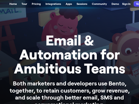 'bentonow.com' screenshot