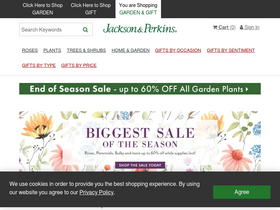 'jacksonandperkins.com' screenshot