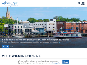 'wilmingtonandbeaches.com' screenshot