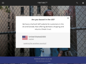 'carhartt-wip.com' screenshot