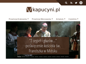 'kapucyni.pl' screenshot