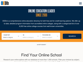 'oedb.org' screenshot