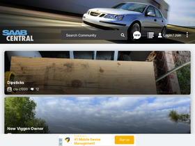 'saabcentral.com' screenshot