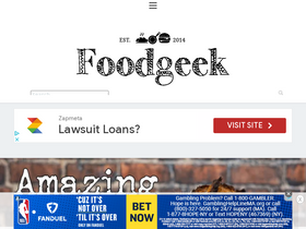 'foodgeek.dk' screenshot