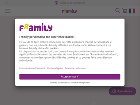 Framily homepage screenshot
