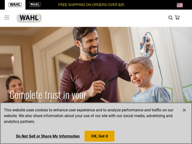 'wahlusa.com' screenshot