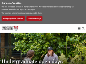 'lancaster.ac.uk' screenshot