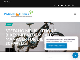 'pedelec-elektro-fahrrad.de' screenshot
