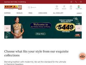'bhimagold.com' screenshot