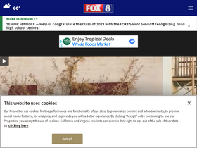 'myfox8.com' screenshot