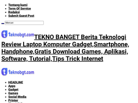 'teknobgt.com' screenshot