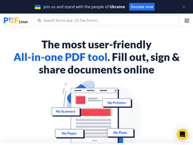 'pdfliner.com' screenshot