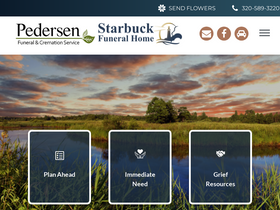 'pedersenfh.com' screenshot