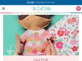 'thecraftpatchblog.com' screenshot