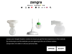 'zangra.com' screenshot