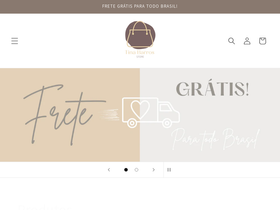 tinabarrosstore.com.br homepage screenshot