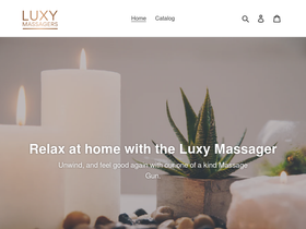 luxymassager.com homepage screenshot