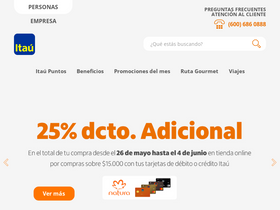 'itaubeneficios.cl' screenshot