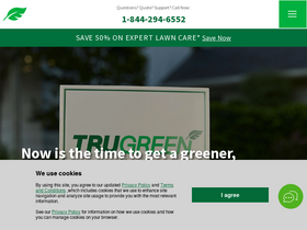 'trugreen.com' screenshot