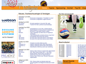 'vizieropvolleybal.nl' screenshot