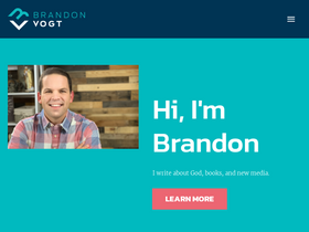 'brandonvogt.com' screenshot